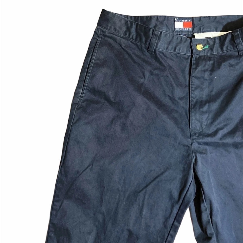 Mens Tommy hilfiger Cotton Navy dress Pants 32x30